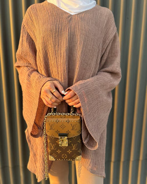 Sienna Textured Wrap Tunic