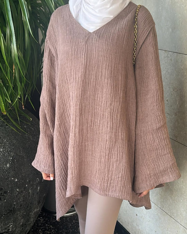 Sienna Textured Wrap Tunic