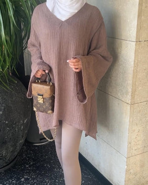 Sienna Textured Wrap Tunic