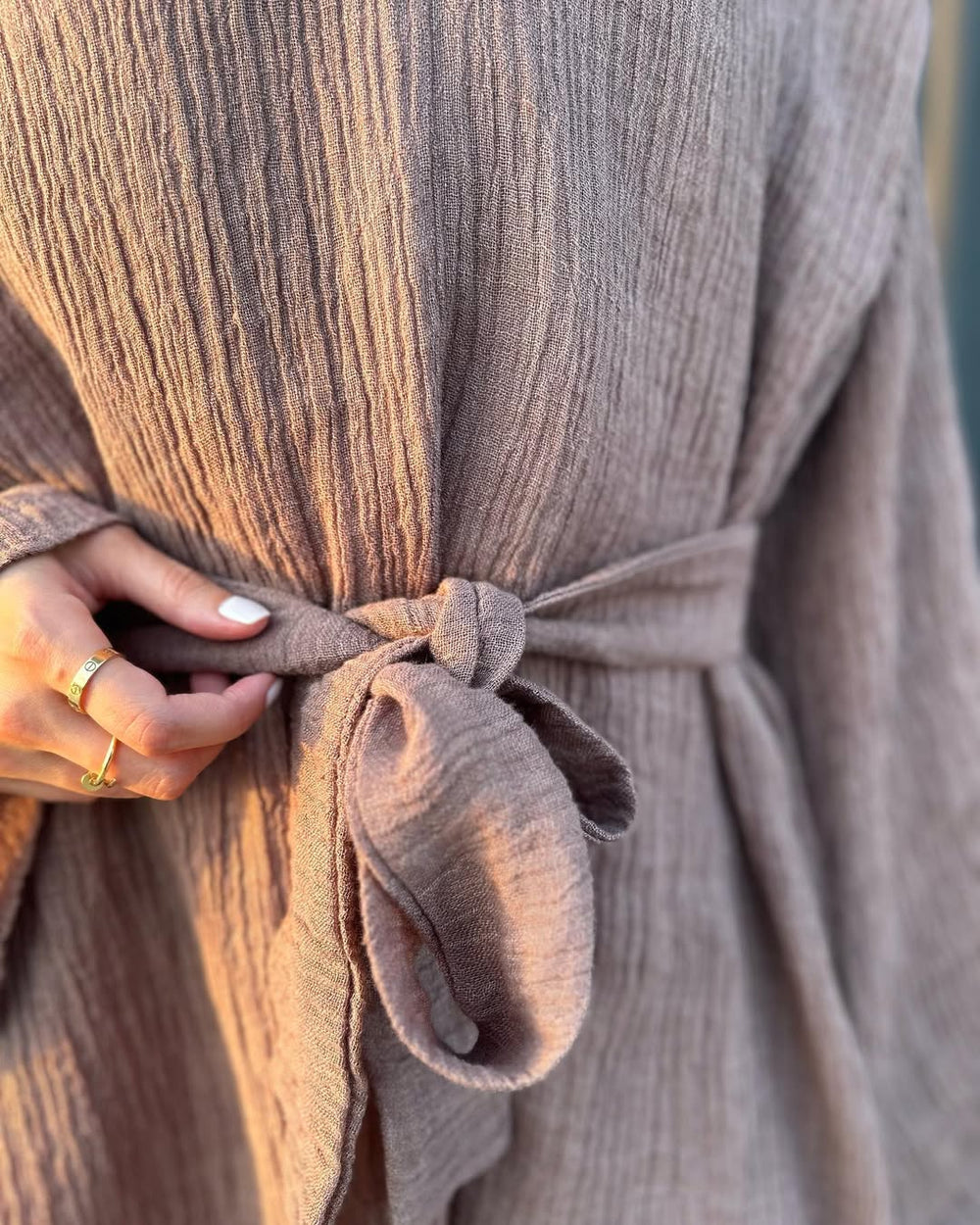 Sienna Textured Wrap Tunic