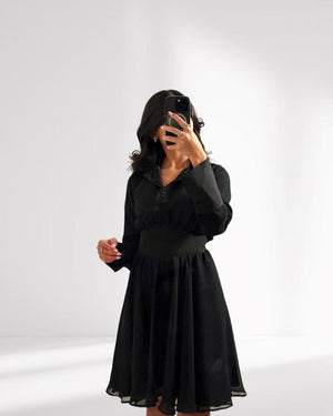 Black Flare Dress