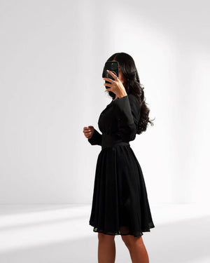 Black Flare Dress