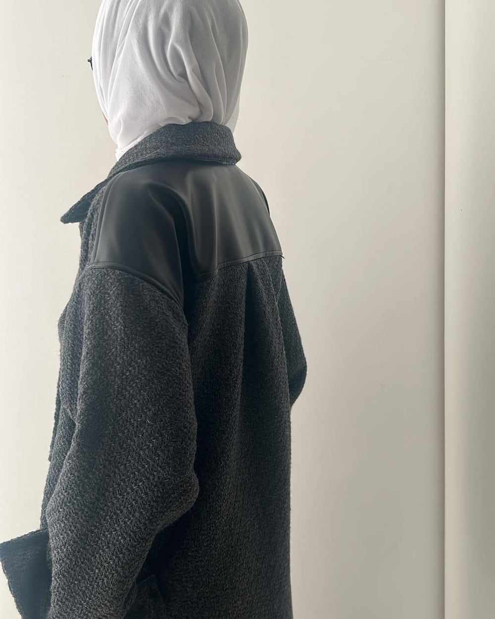 Charcoal Textured Overshirt