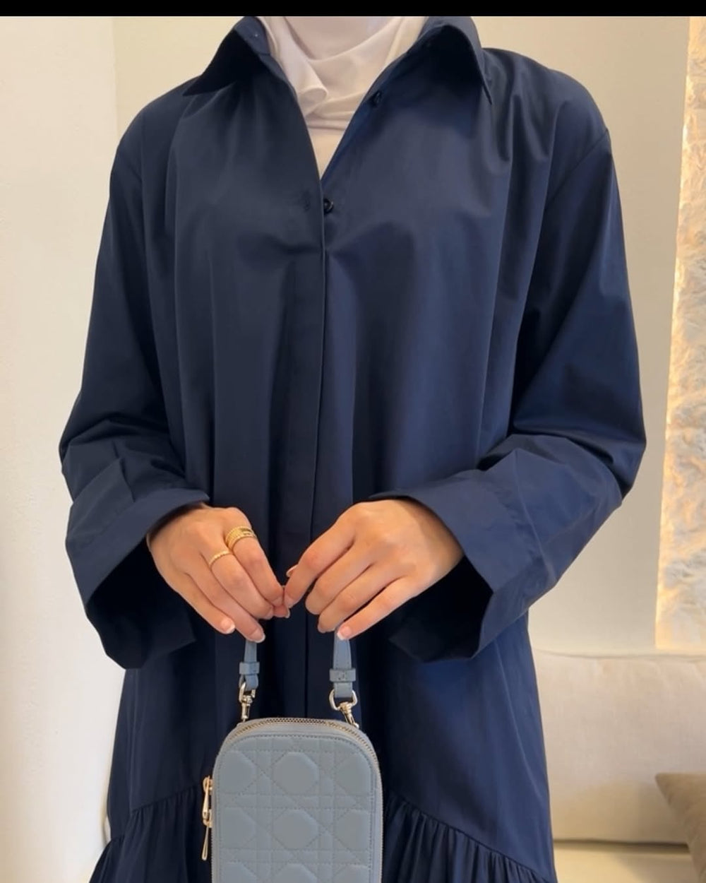 Midnight Ruffle Tunic