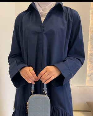 Midnight Ruffle Tunic