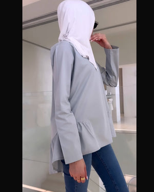 Cloud Ruffle Blouse