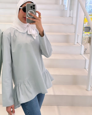 Cloud Ruffle Blouse