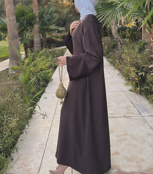 Timeless Cocoa Abaya